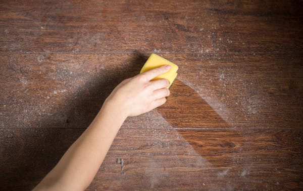 Removing water stains from wood