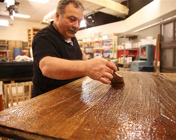 Mark DeVito on the set of HGTV's Flea Market Flip.